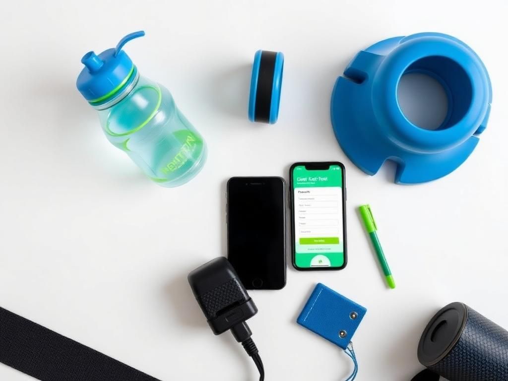 Accesorios fitness y móvil con formulario de contacto Motivyx